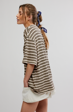 All Love Stripe Pocket Tee