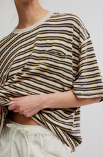 All Love Stripe Pocket Tee