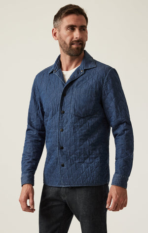 Denim Quilted Overshirt