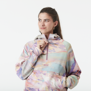 Quenda 1/2 Zip Printed Hoodie