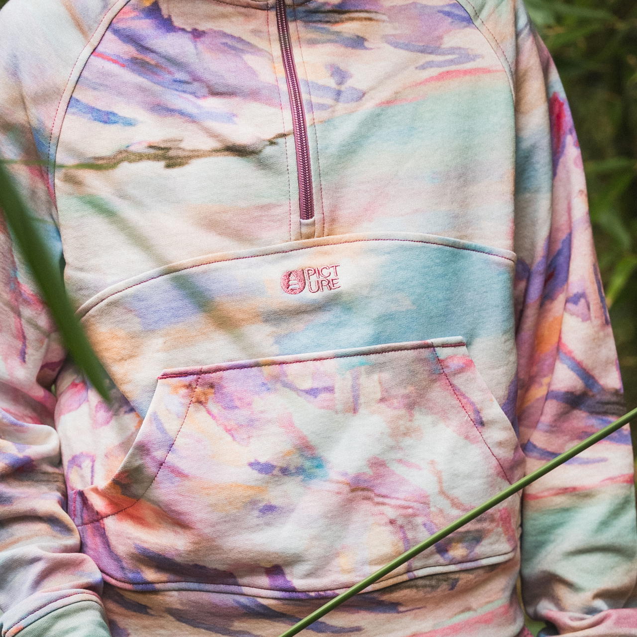 Quenda 1/2 Zip Printed Hoodie