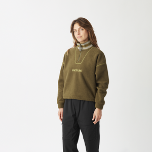 Cylla Crop 1/4 Zip Fleece
