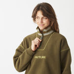Cylla Crop 1/4 Zip Fleece