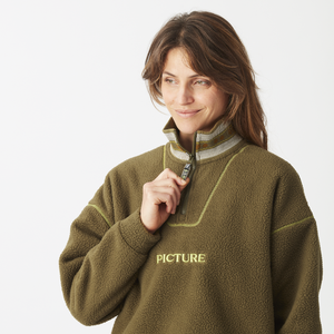 Cylla Crop 1/4 Zip Fleece