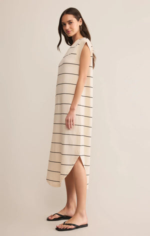 Calabasas Striped Midi Dress