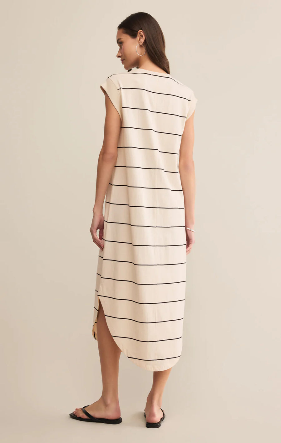 Calabasas Striped Midi Dress