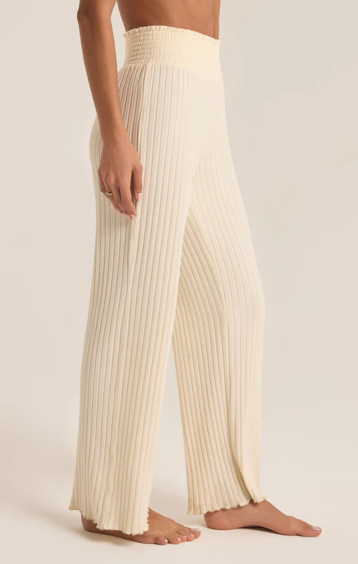 Dawn Smocked Rib Pant