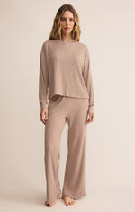Dawn Smocked Ribbed Pant