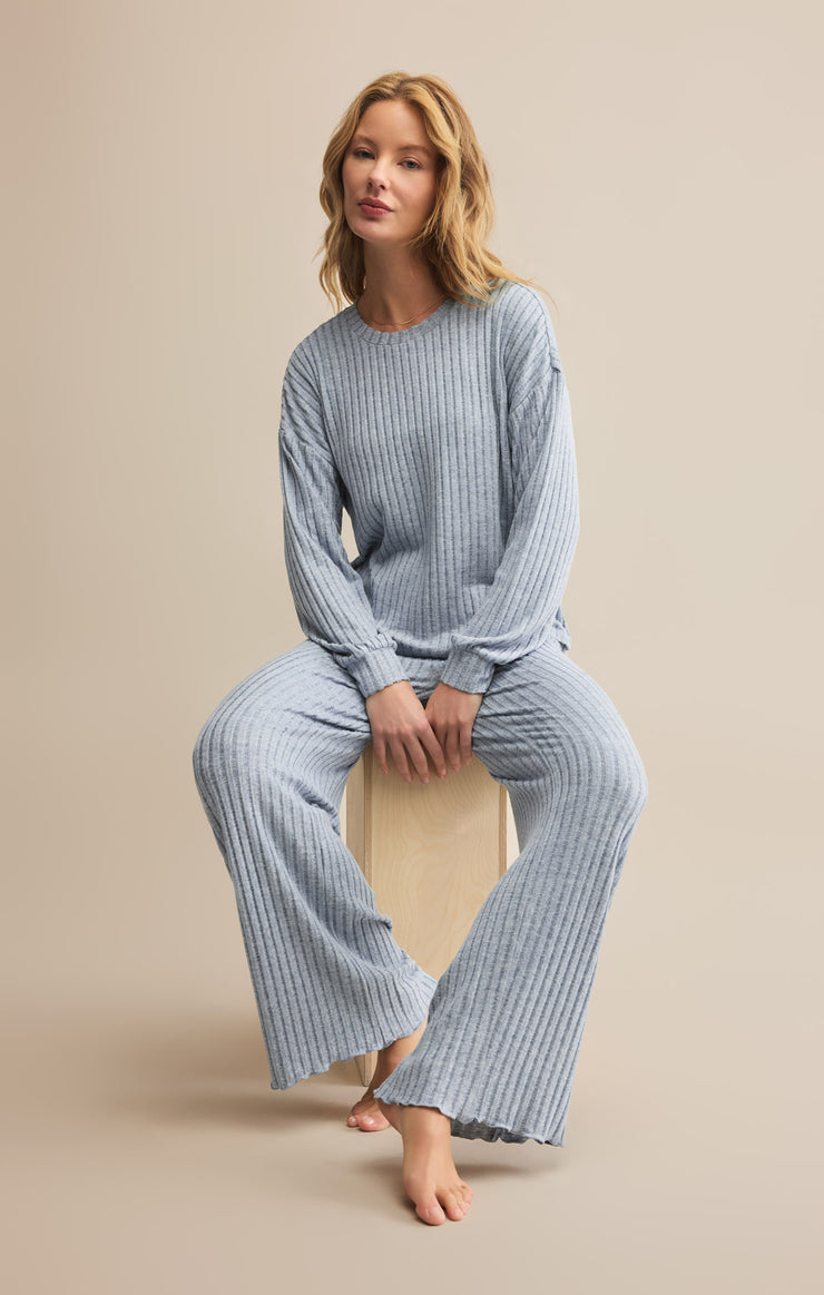Dawn Smocked Ribbed Pant