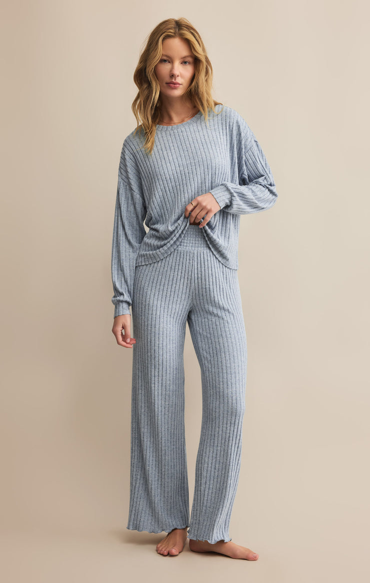 Dawn Smocked Ribbed Pant