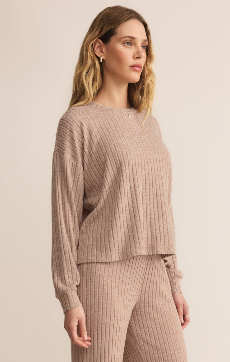 Daydream Ribbed Long Sleeve Top