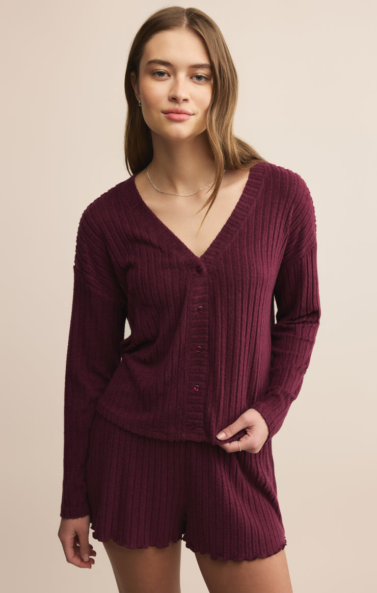 Mara Ribbed Cardigan