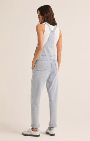 Knit Denim Overall