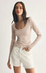 Second Skin Scoop Neck Top