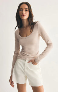 Second Skin Scoop Neck Top