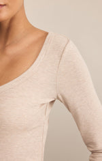 Second Skin Scoop Neck Top