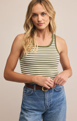 Classic Striped Scoop Tank