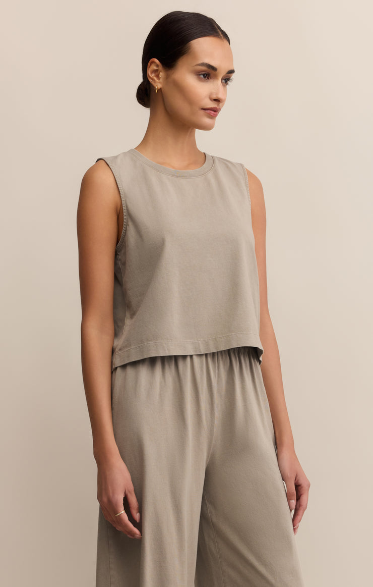 Sloane Jersey Muscle Tank