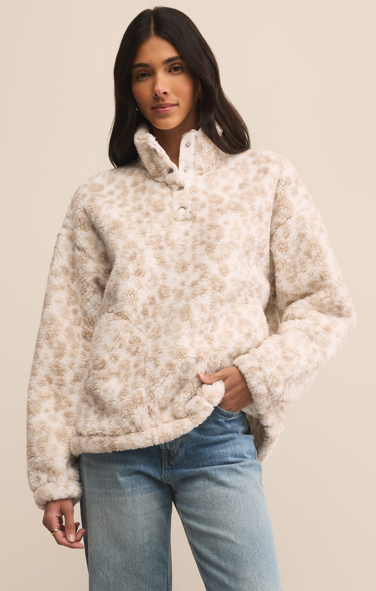 Brooklyn Leo Sherpa Jacket