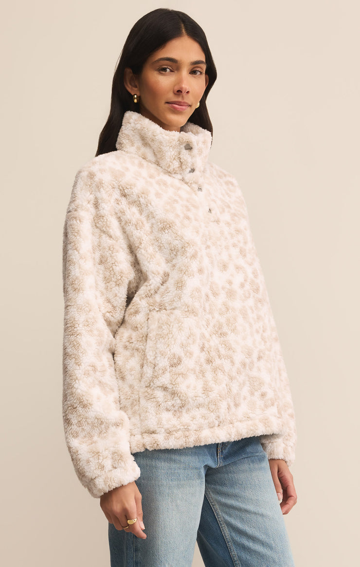 Brooklyn Leo Sherpa Jacket