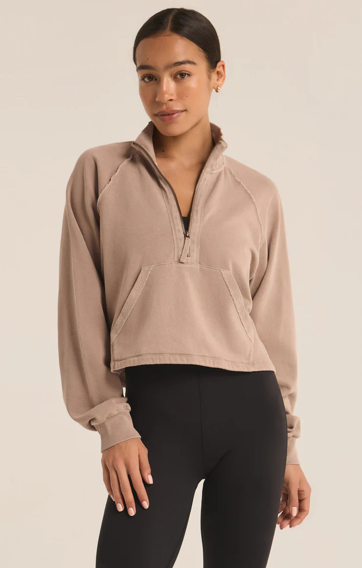 On The Run Half Zip Sweatshirt