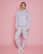 All Over Puff Print Heart Oversized Jogger