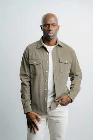 Textured Overshirt