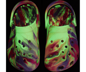 Classic Glow-In-The-Dark Marbled Clog-Kids