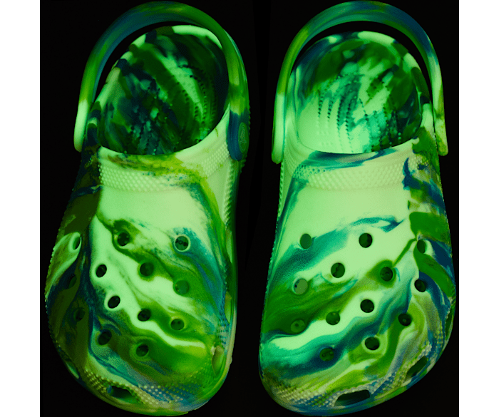 Classic Glow-In-The-Dark Marbled Clog-Kids