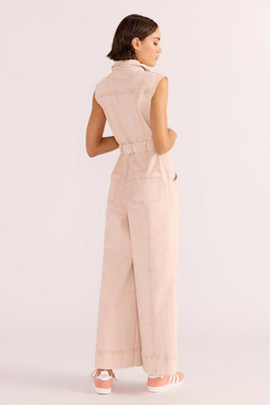 Dahlia Denim Panel Jumpsuit