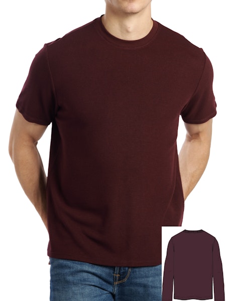 LS Saul Textured Knit Crew