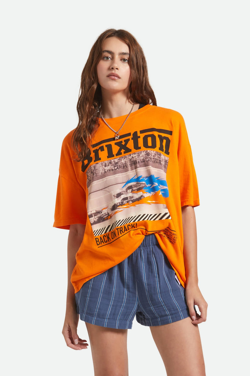 Back On Track Oversized BF Tee