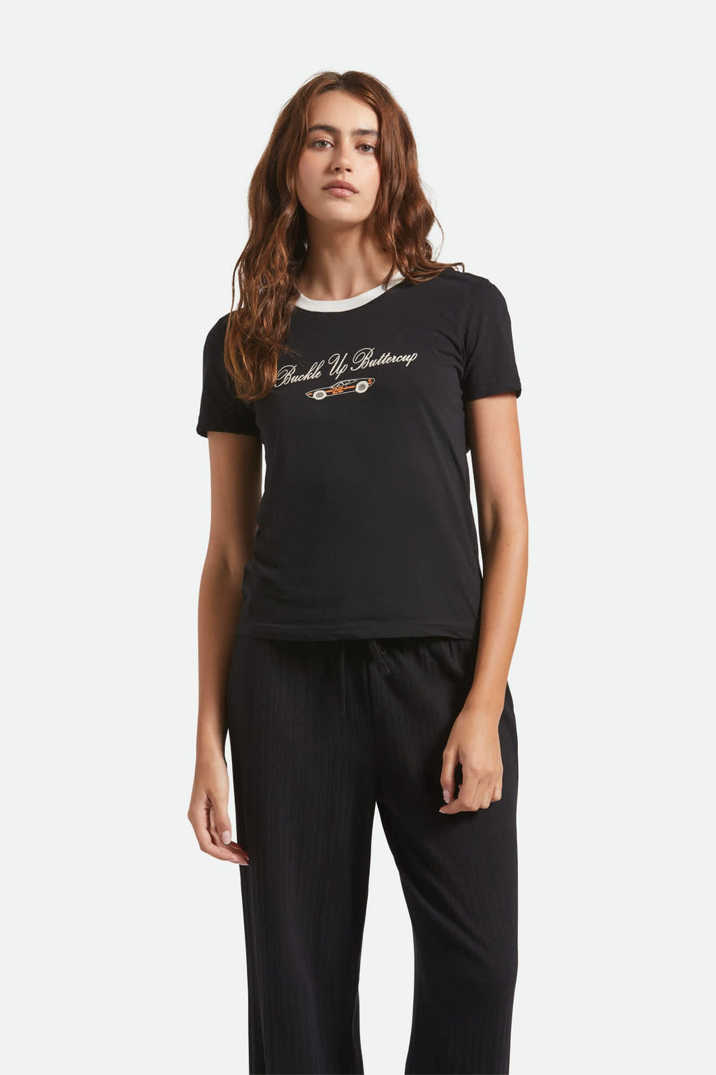 Buckle Up Fitted Crew Tee