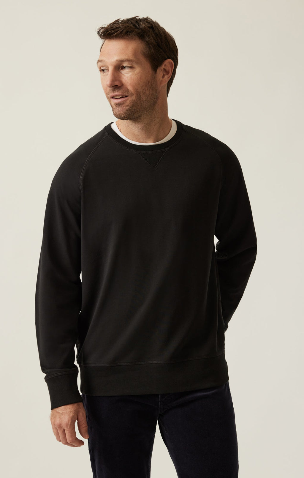 French Terry Crew Sweatshirt