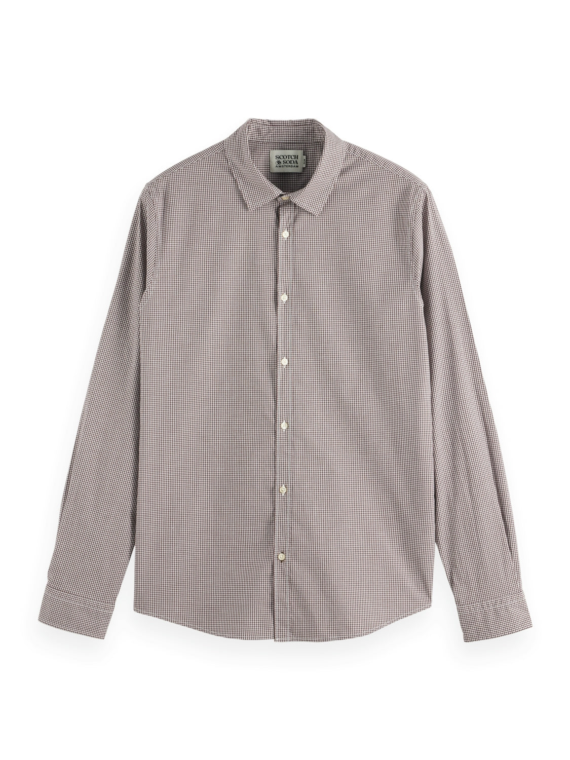 Poplin Micro Check Shirt