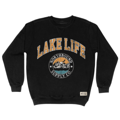 Lake Life Crewneck Fleece