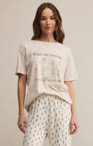 Boyfriend Wildflowers Tee