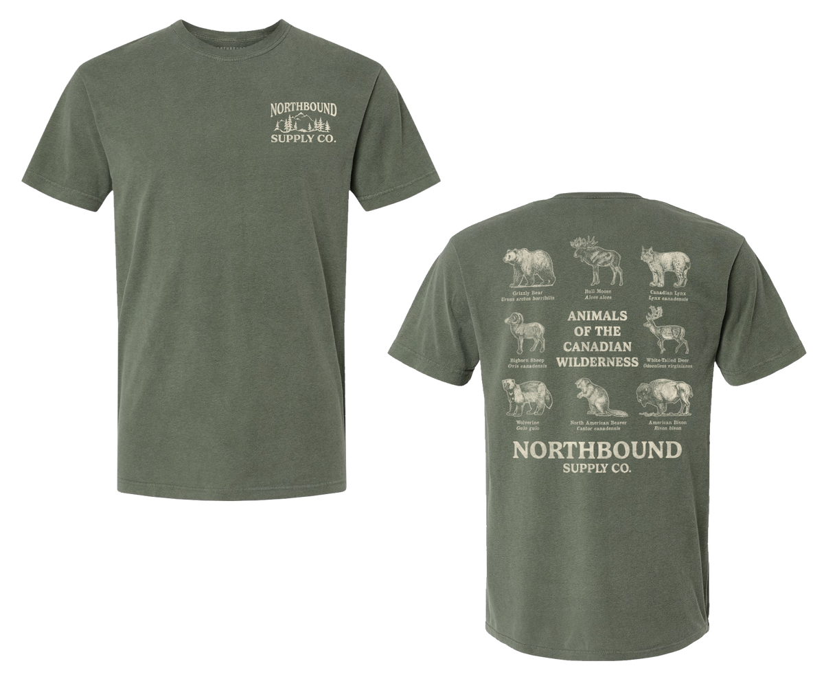 Animals of the Canadian Wilderness Tshirt
