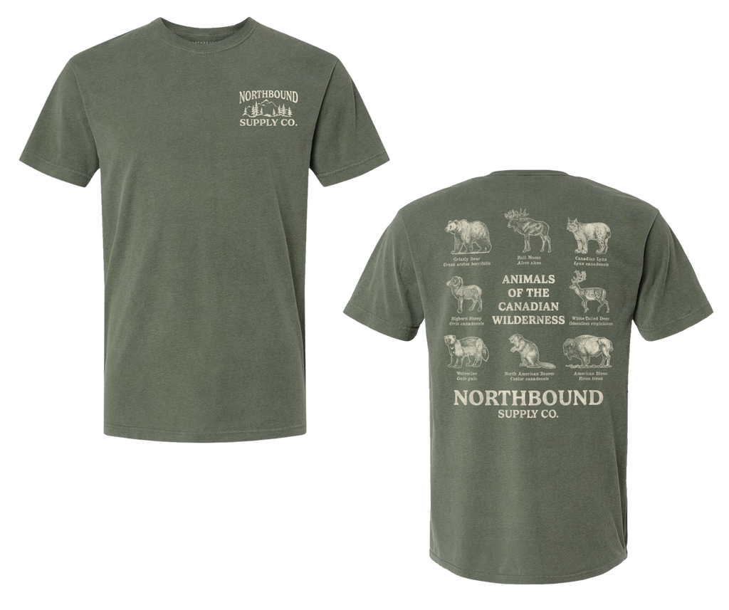Animals of the Canadian Wilderness Tshirt