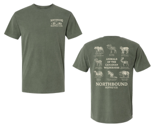 Animals of the Canadian Wilderness Tshirt