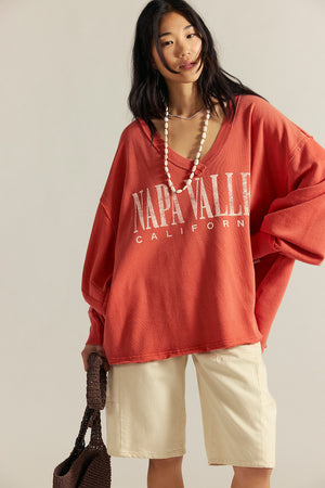 We The Free Venice V Neck Graphic
