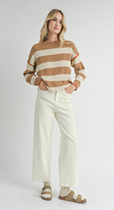 Violette Striped Crewneck Sweater