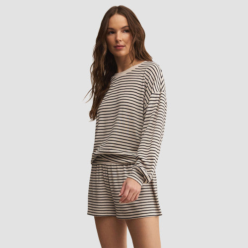 Luxe Stripe LS top