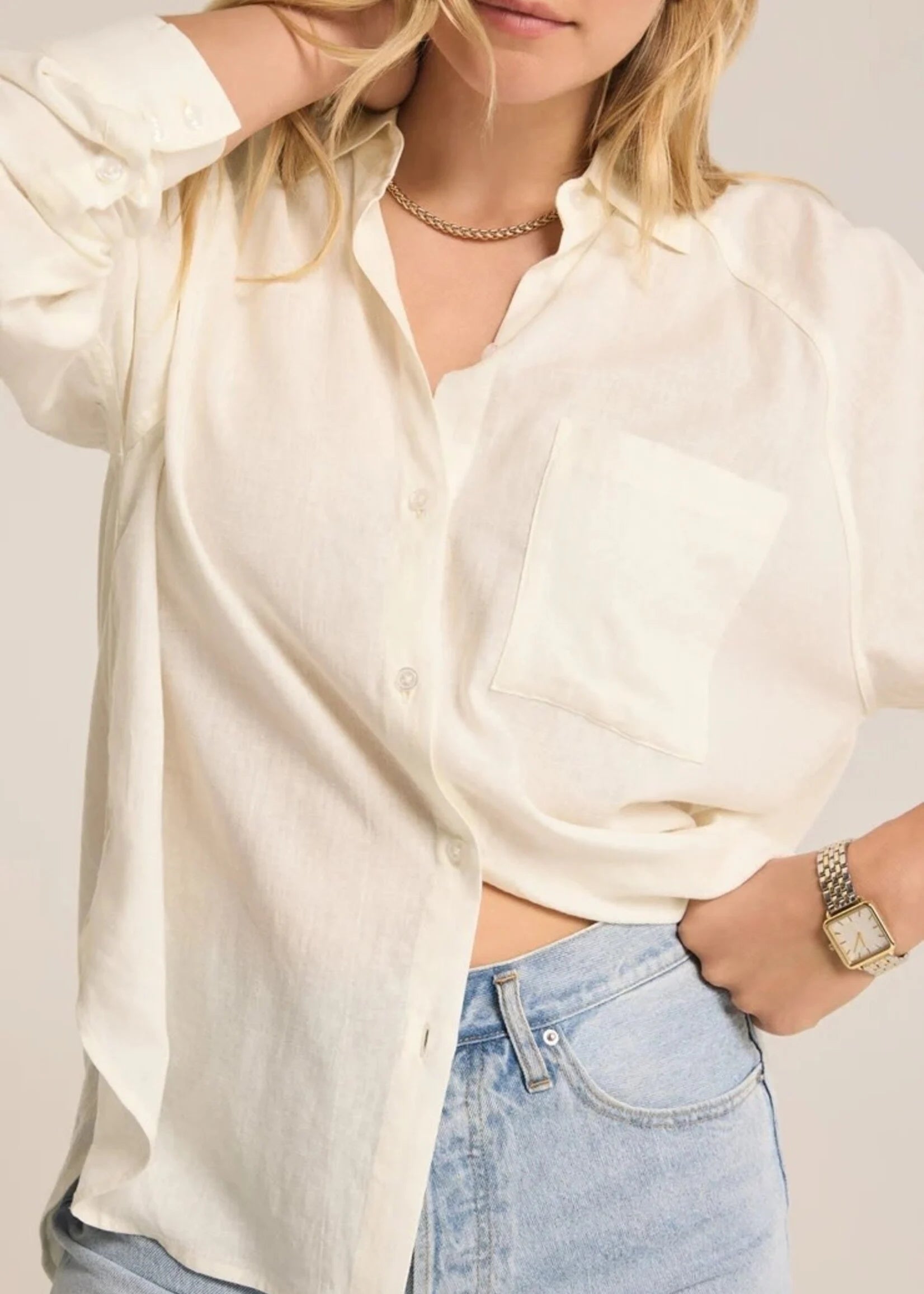 The Perfect Linen Top